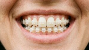 Confident adult woman smiling outdoors after orthodontic treatment on Sunshine Coast