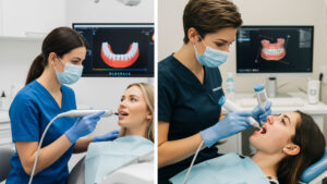 orthodontic consultation and dental treatment to patient